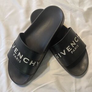 Given by Paris logo rubber sandal slide